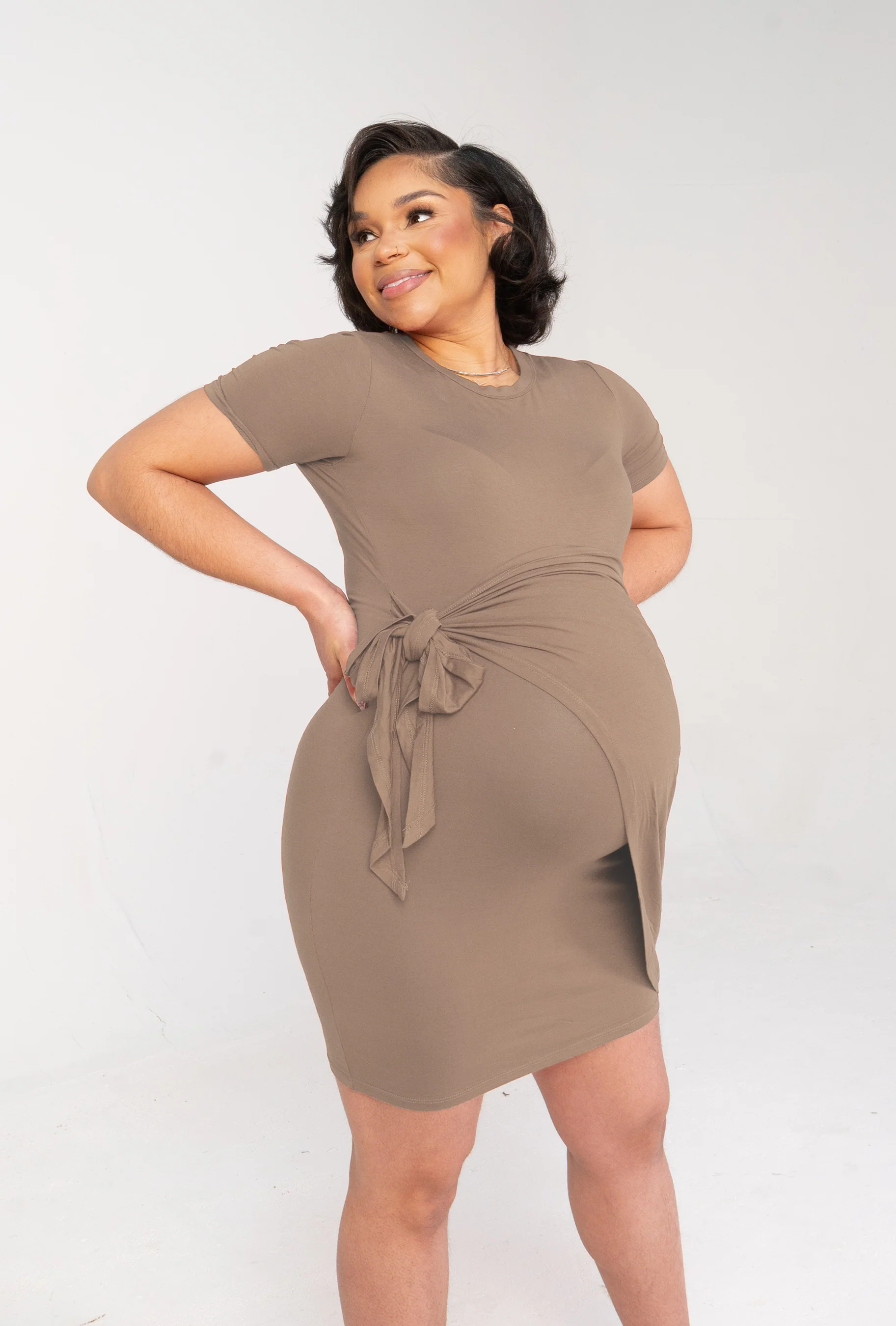Elyse Maternity Wrap Dress - Image 8