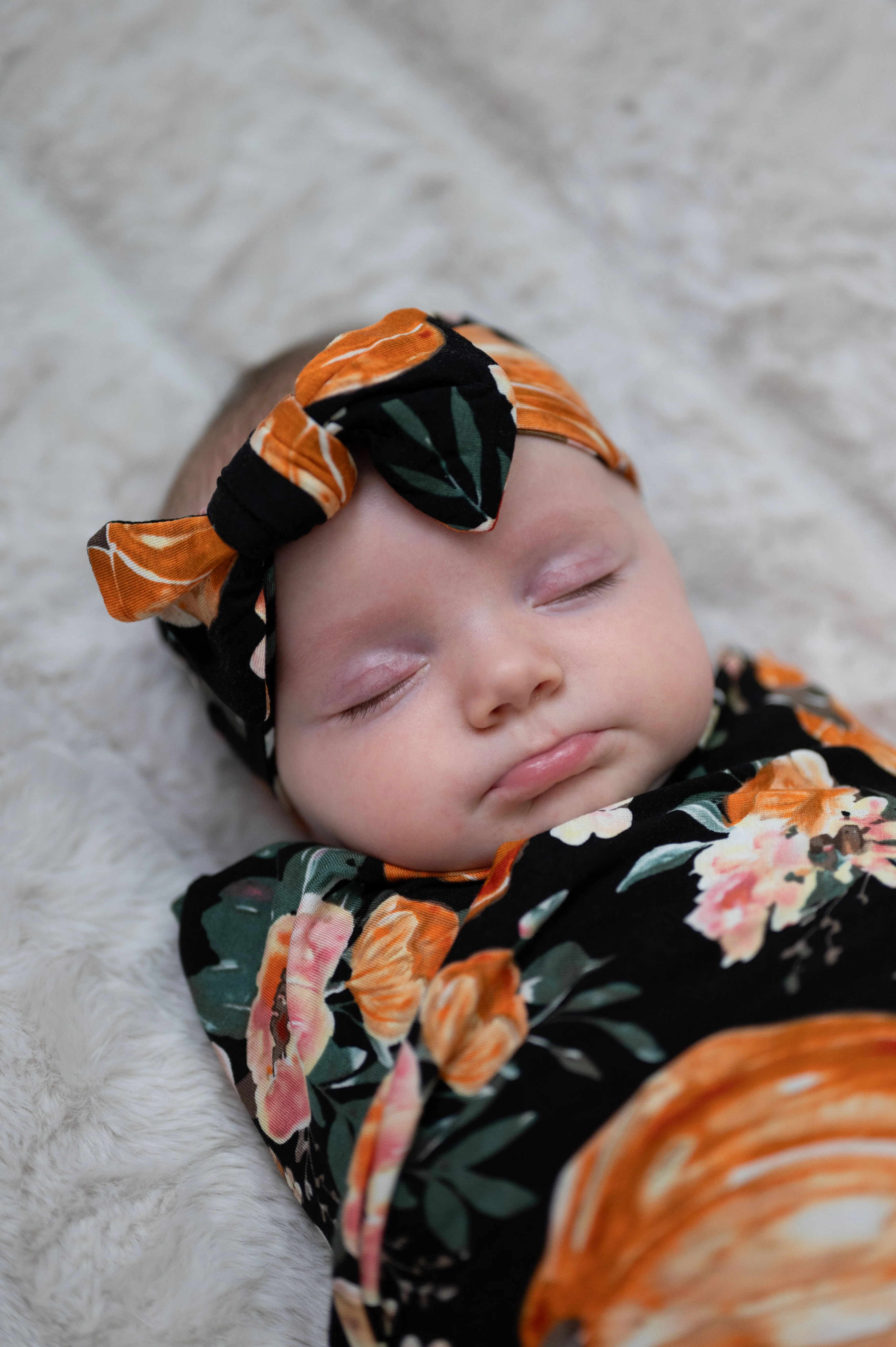 Baby Swaddle Set: Harvest Floral - Image 3
