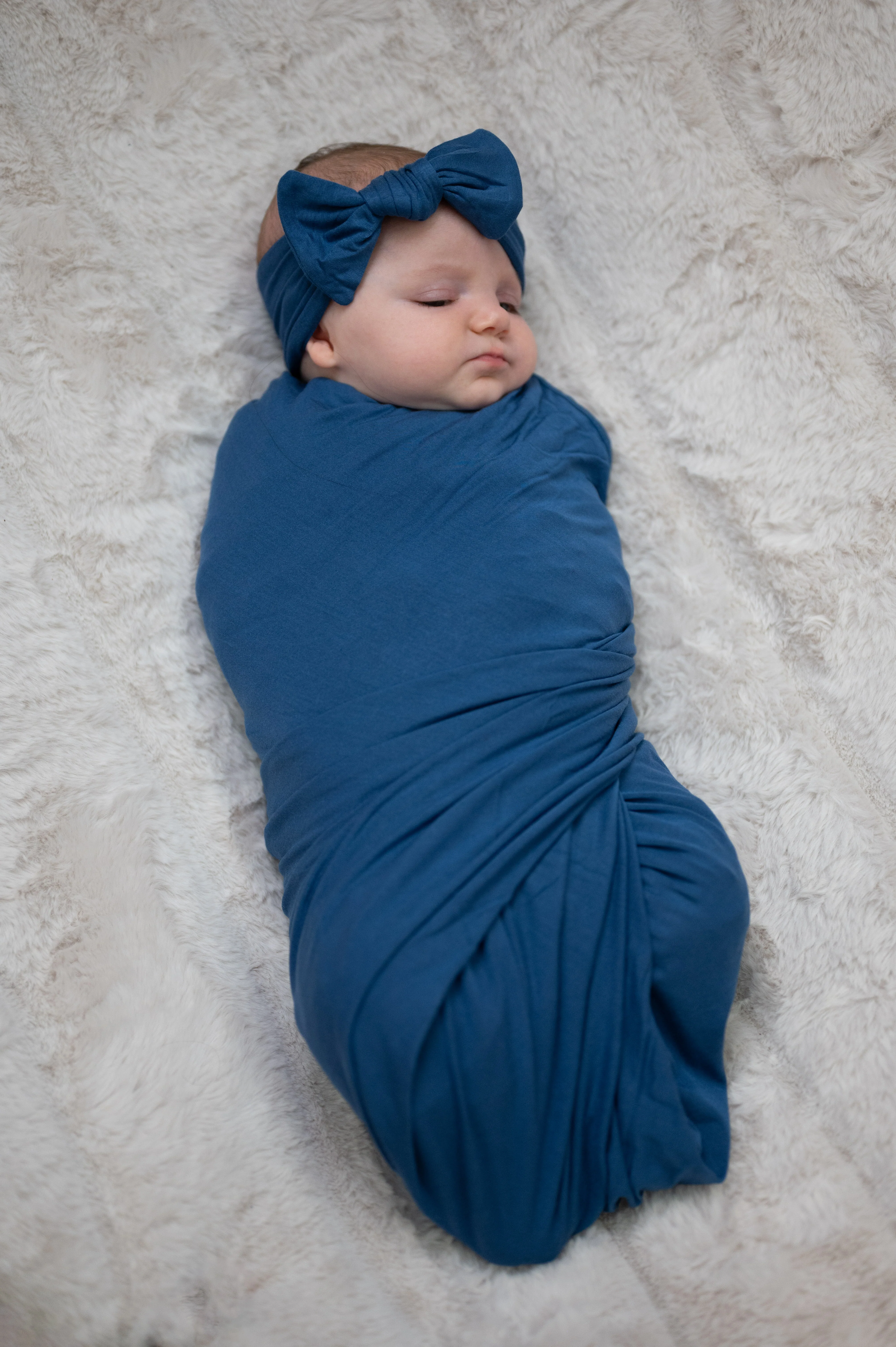 Baby Swaddle Set: Midnight Blue - Image 4