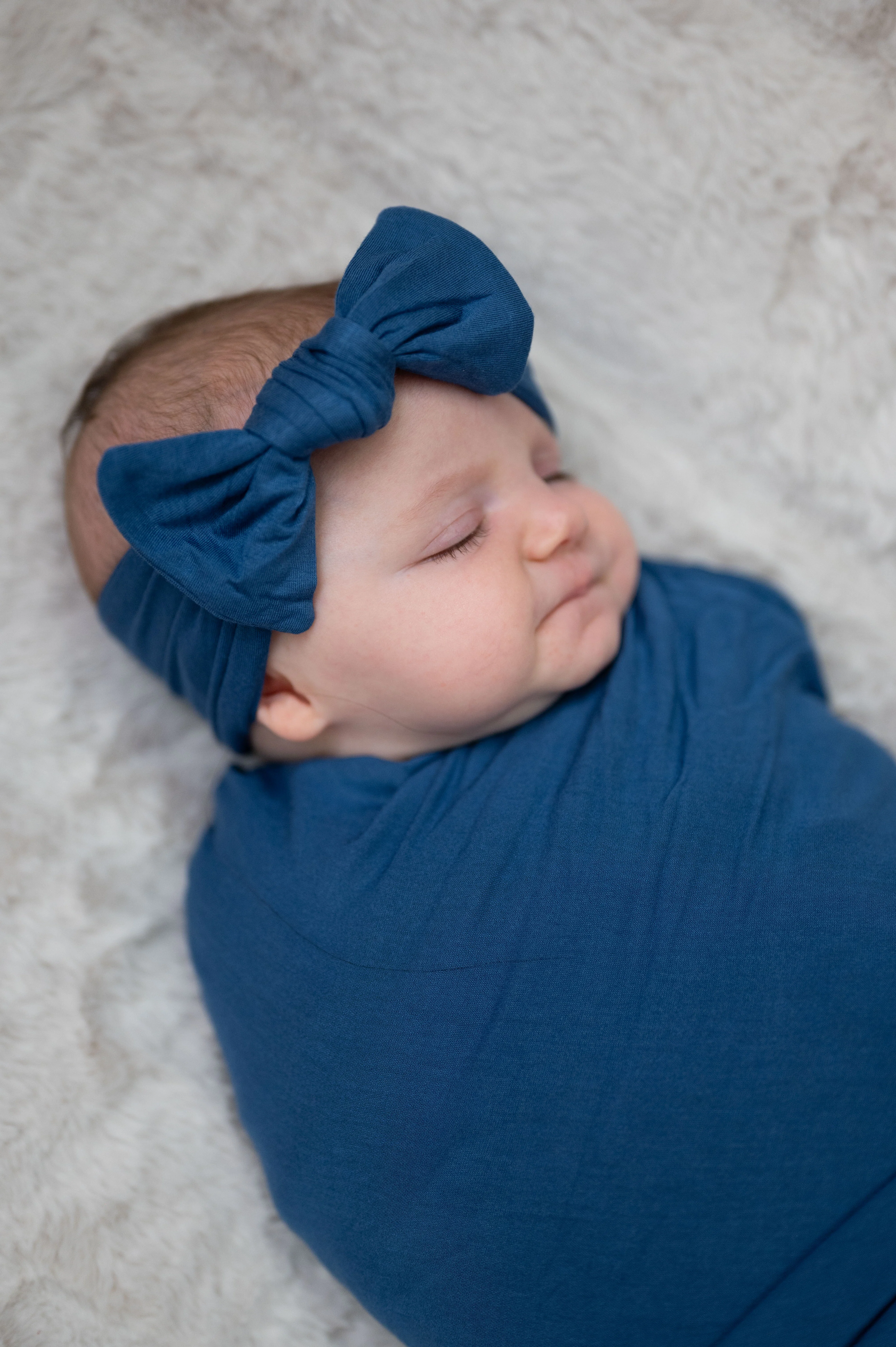 Baby Swaddle Set: Midnight Blue - Image 5