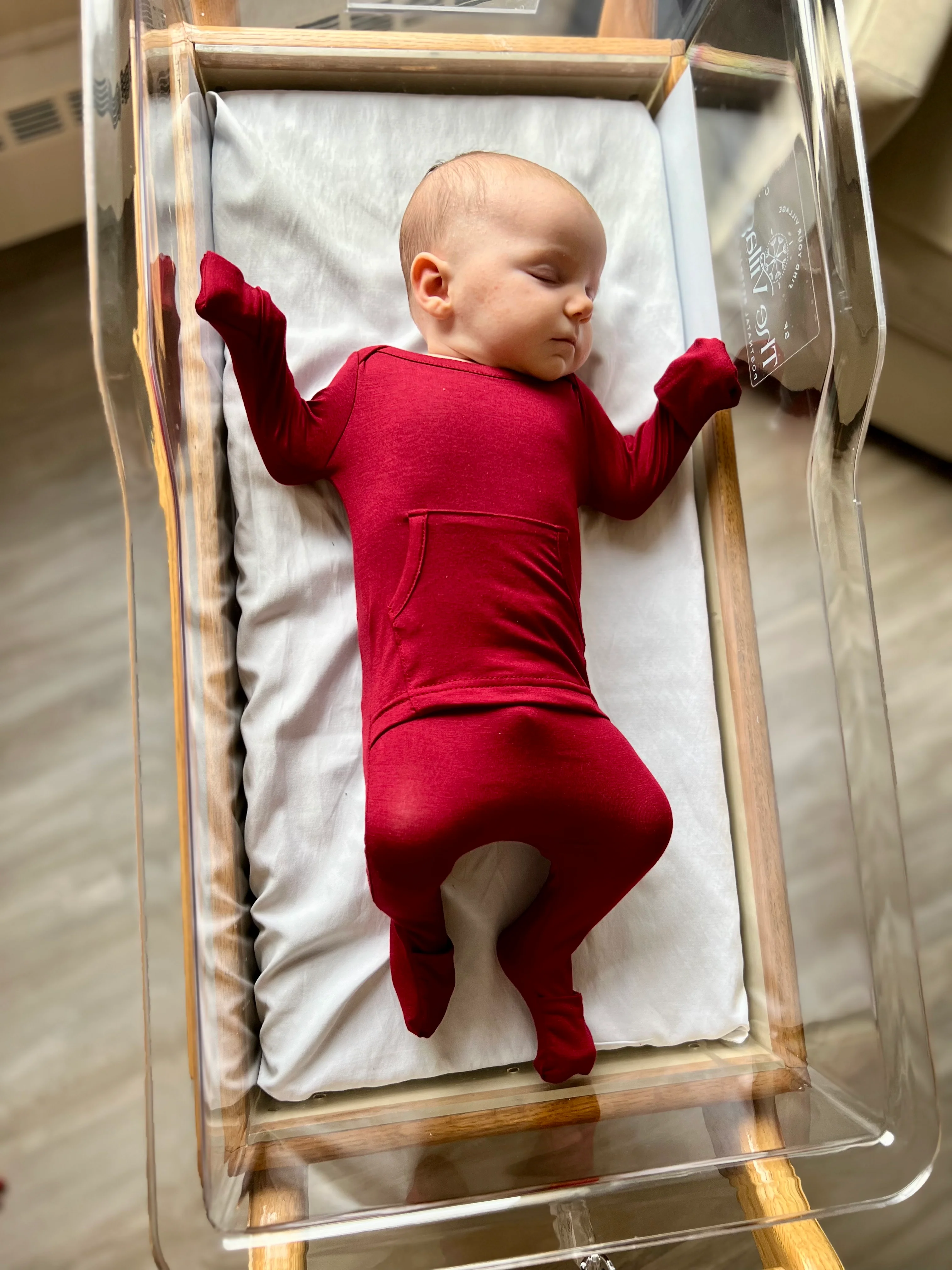 Finley Romper in Crimson - Image 5