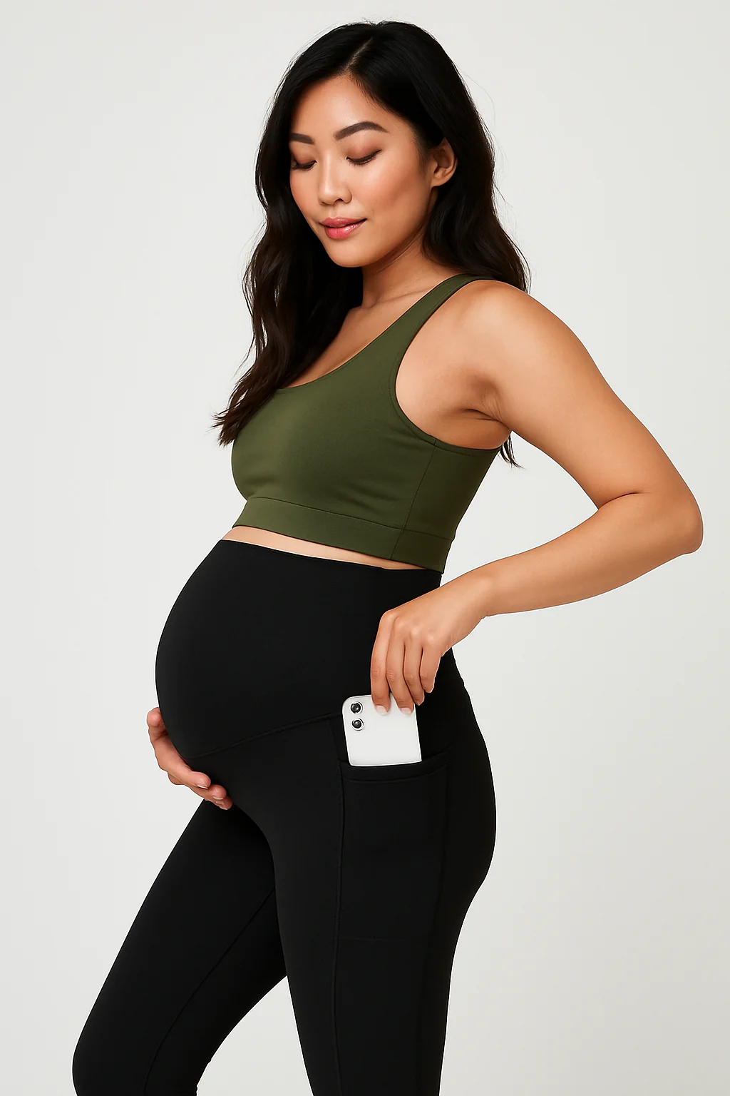 Lila Everyday Maternity Leggings - Image 2