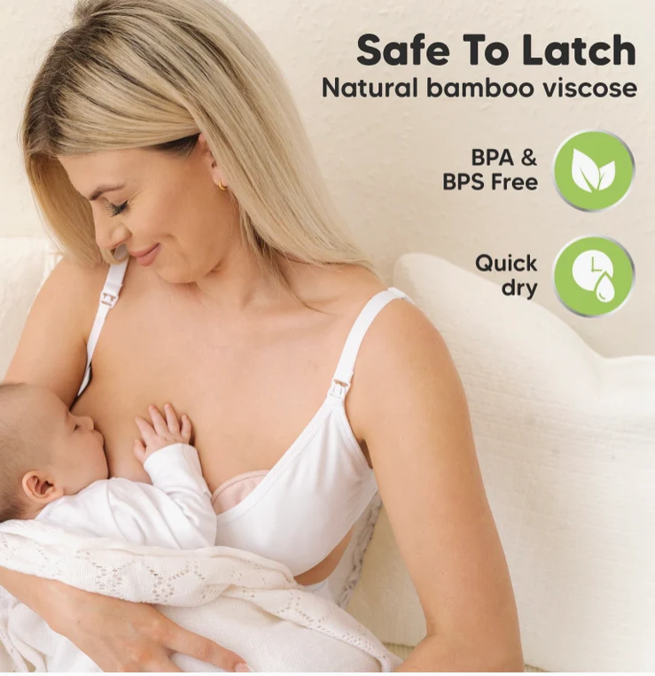 KeaBabies Comfy Organic Nursing Pads (Pastel, Medium 3.9") - Image 7