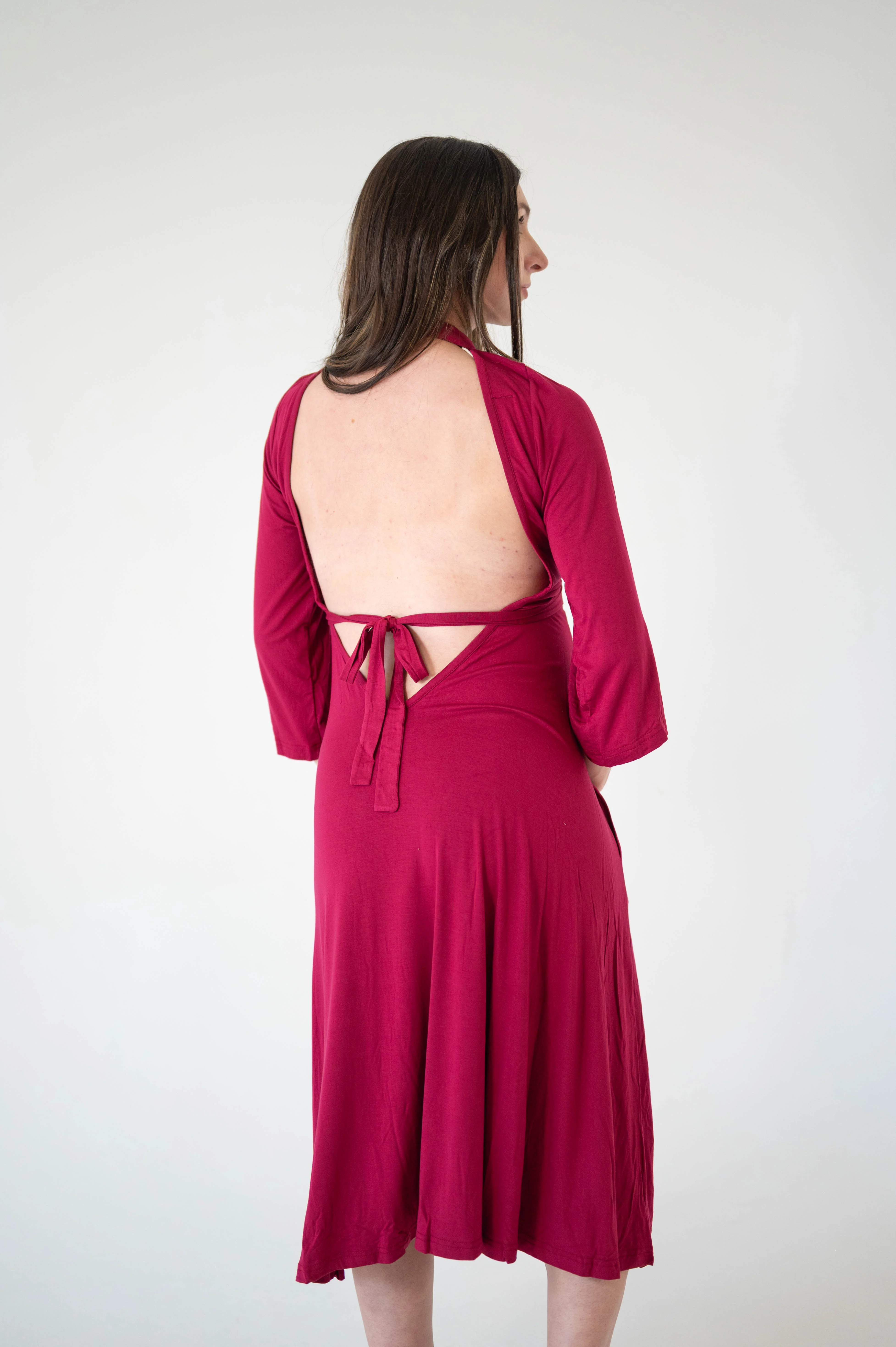 Lila Bamboo Labor & Postpartum Gown - Image 7