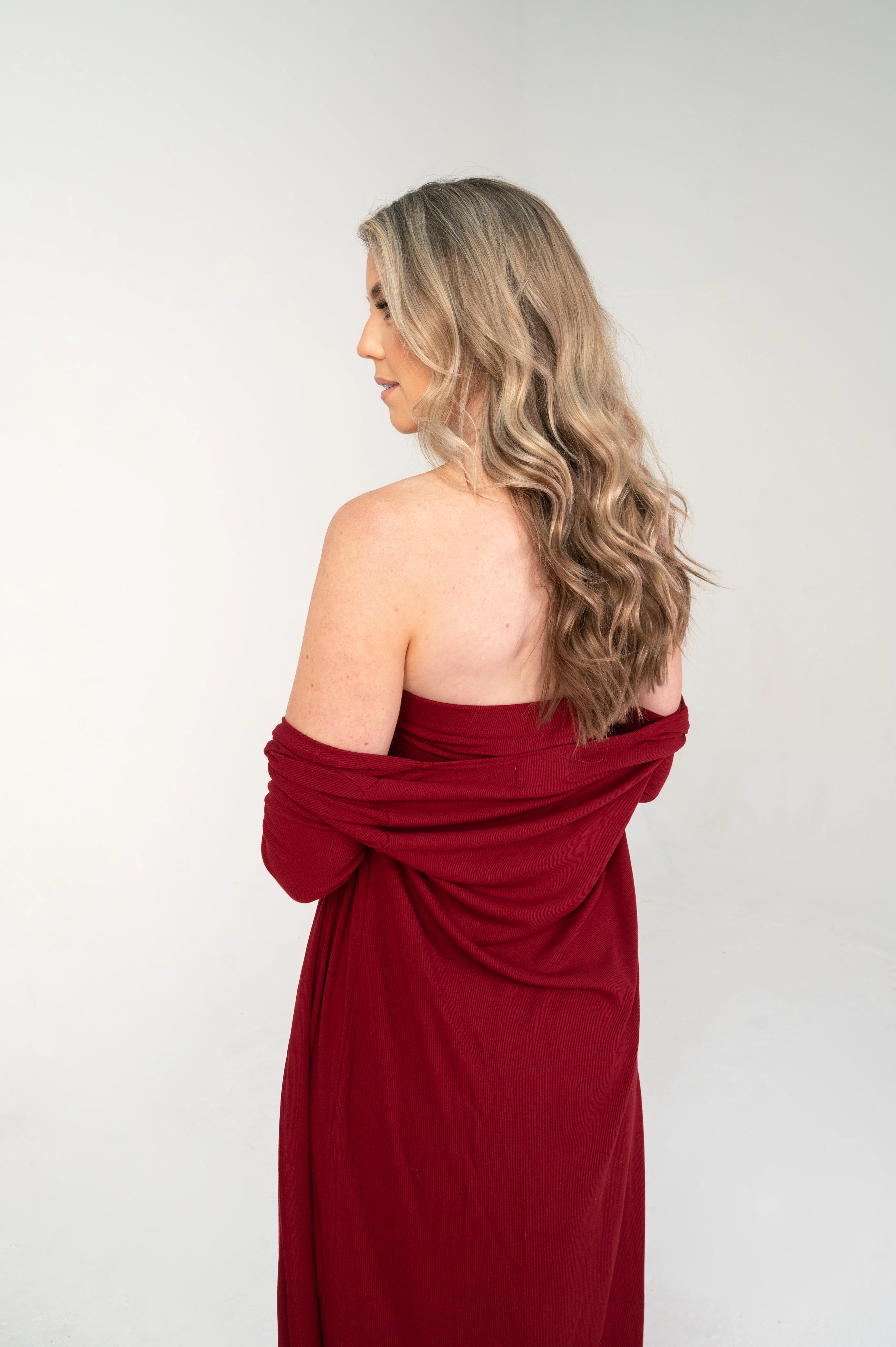 Maddison Dress and Duster Set in Sangria - Image 5