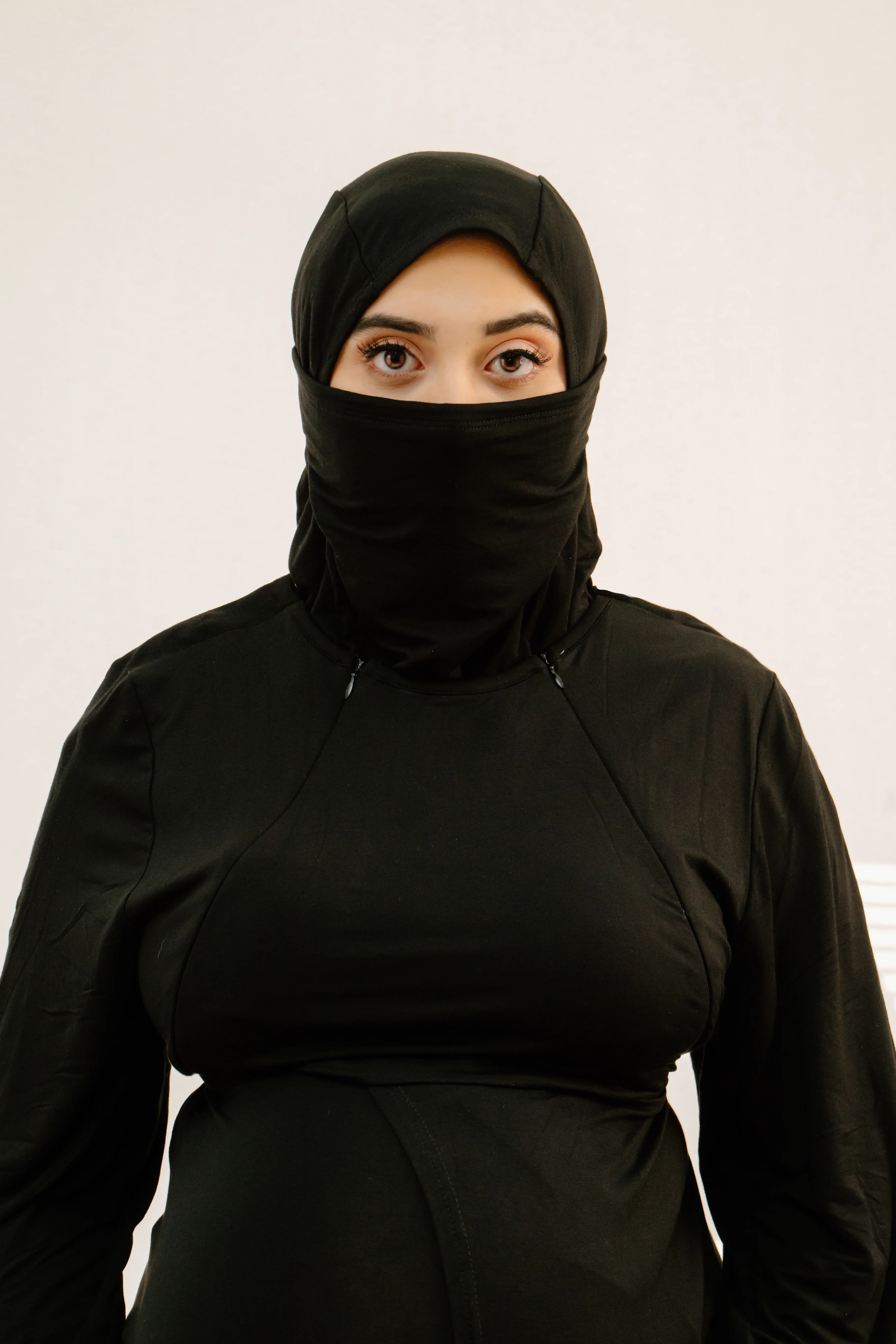 Nadia Labor & Postpartum Gown in Black - Image 6