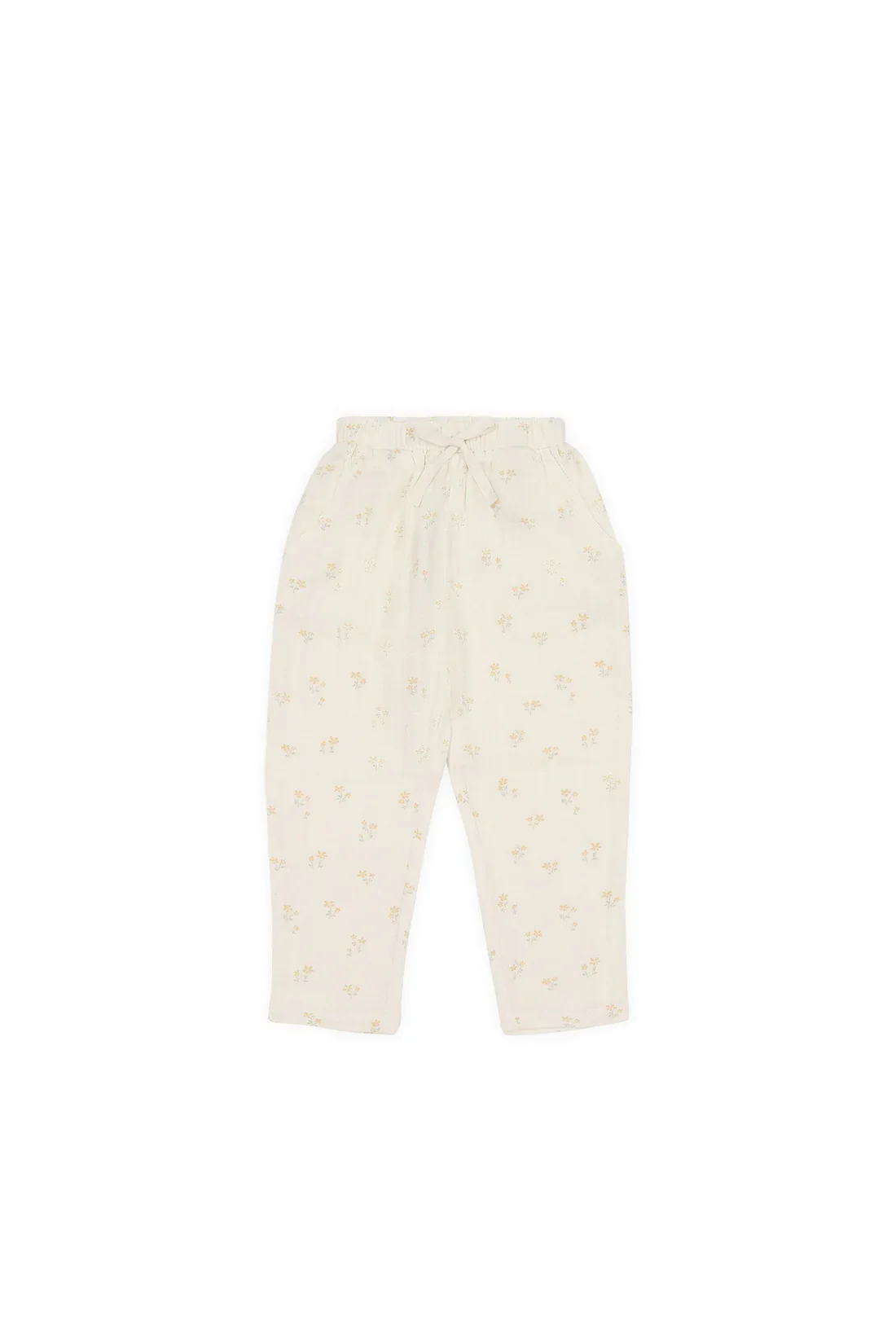 Organic Cotton Muslin Cordelia Pants - Pauline Chamomile - Image 2