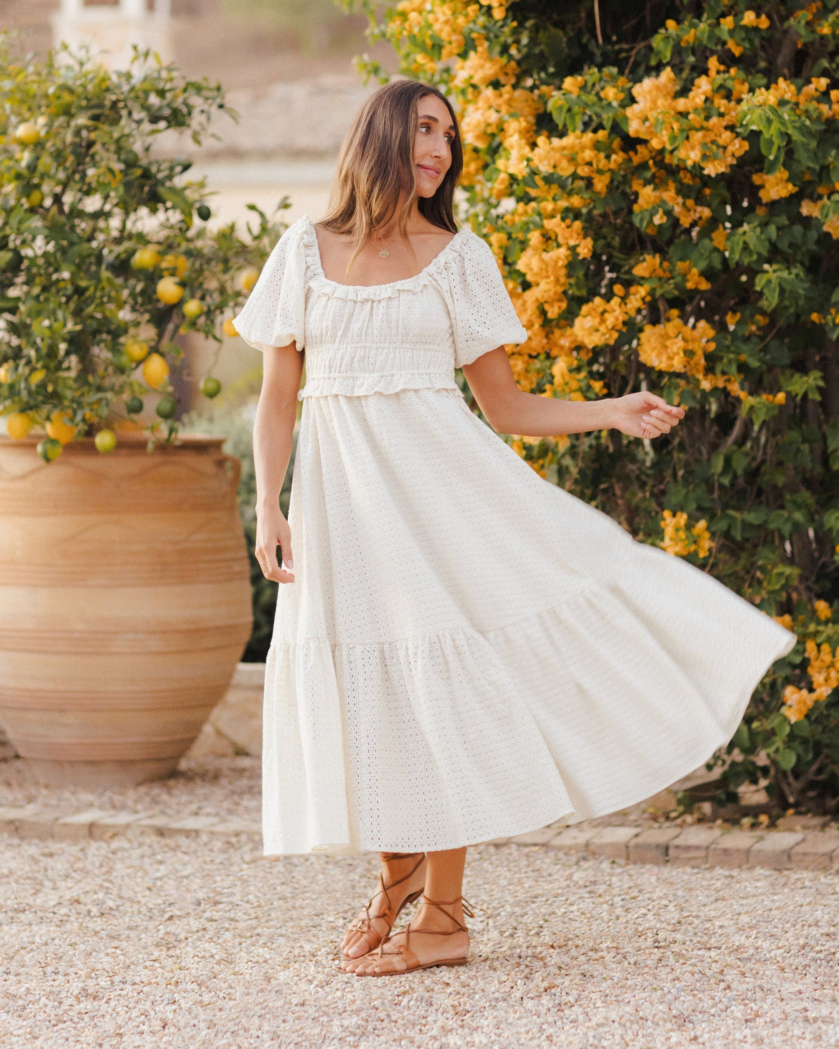 TENLEY DRESS | IVORY - Image 3