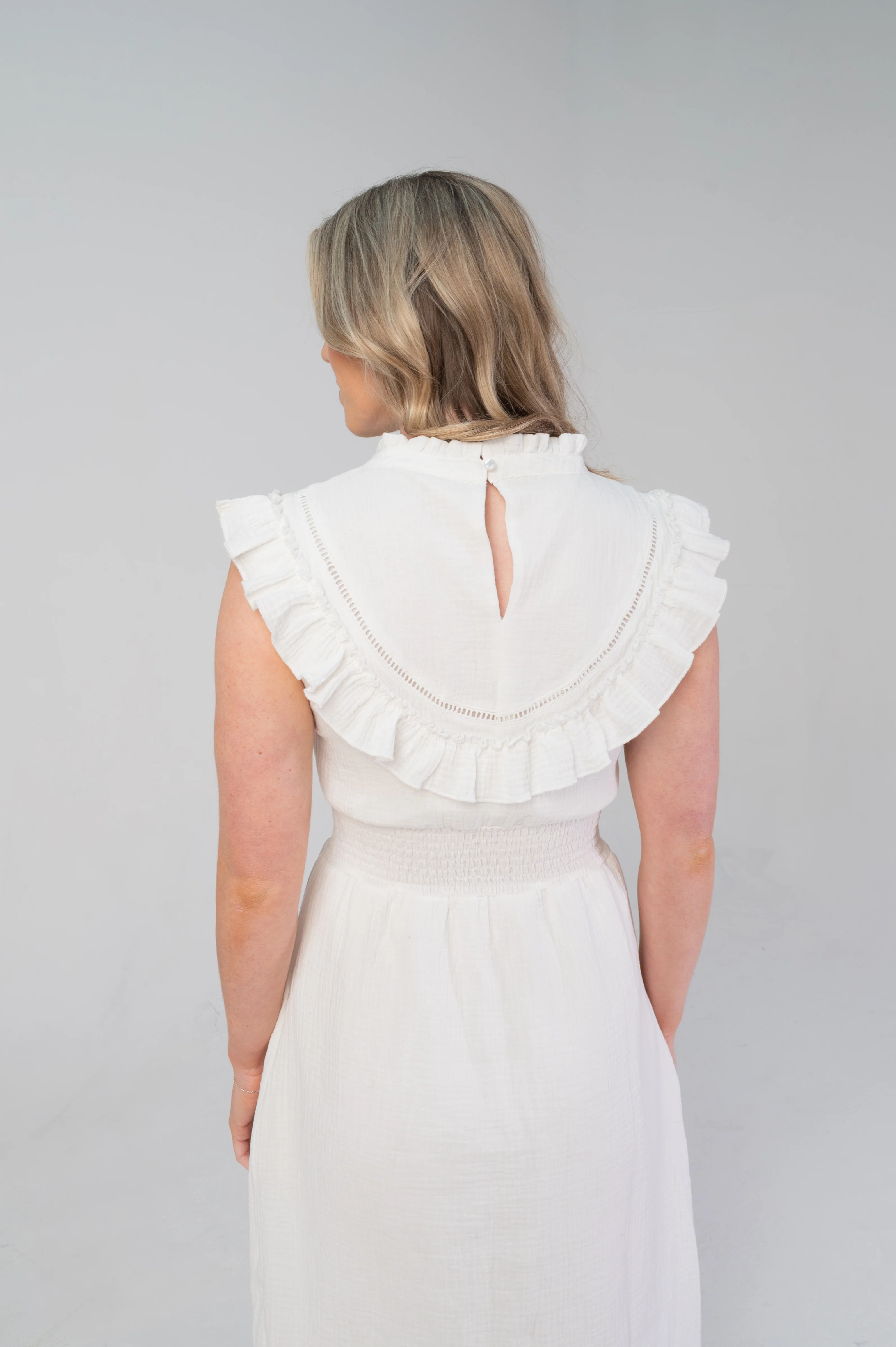 Winona 100% Cotton Nursing Dress - Image 4